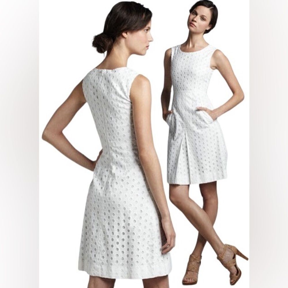 NWOT Diane von Furstenberg Carpreena Ring Stitch Dress Size 4